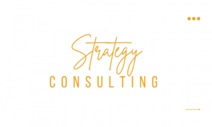 Strategy Consulting services for select individuals and organizations